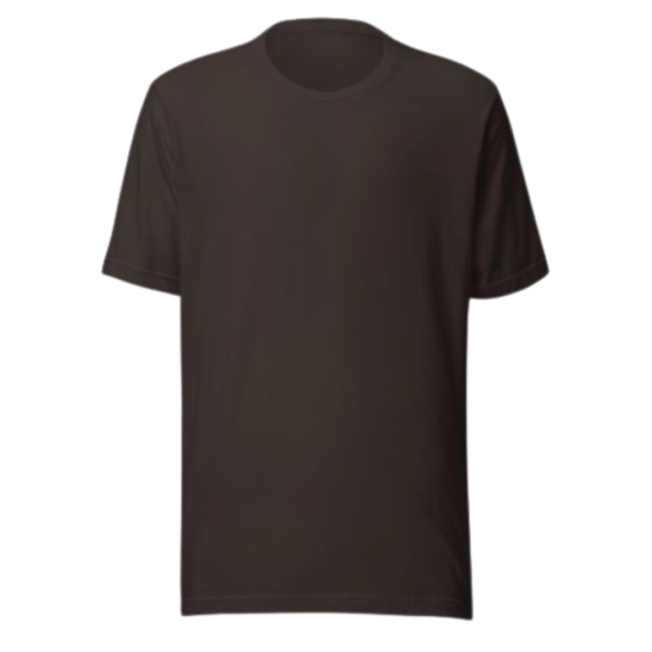 Plain T Shirt  - Brown